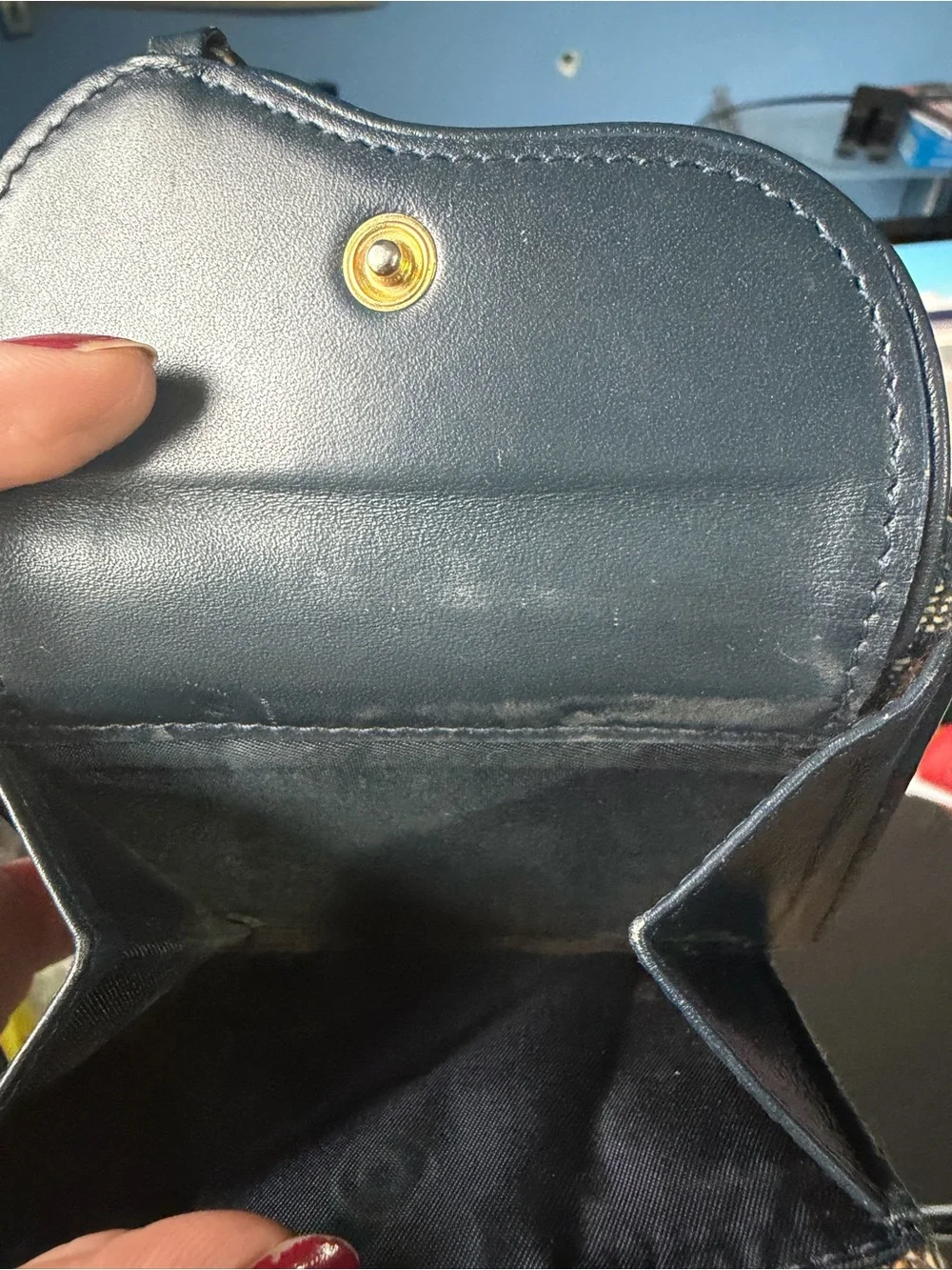 Authentic Vintage Dior Trotter Saddle Wallet